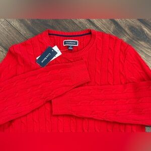 Club Room Mens Sweater Cable-Knit Cotton Sweater size M